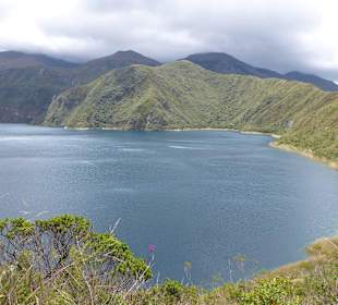 Blick auf den Kratersee