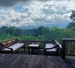 Ausblick von der Terrasse