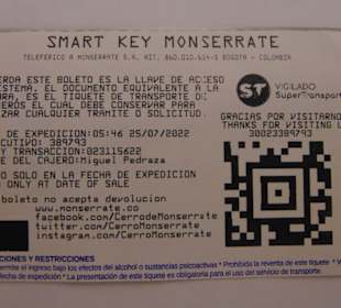 Berg Monserrate/ Bogotá