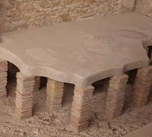 So wurden die Böden von unten erwärmt