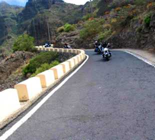 Harley Davidson fahren auf Teneriffa