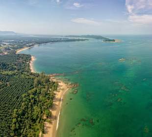 Strand in linker Richtung