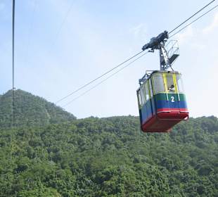 Einzigste Seilbahn der Karibik
