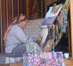 Teppich von hand gemacht