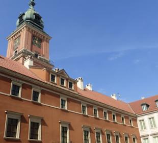 Das Königsschloss vom Innenhof aus gesehen