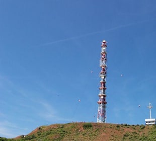 Blauer Himmel über Helgoland