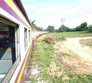 Auf Strecke Richtung BKK