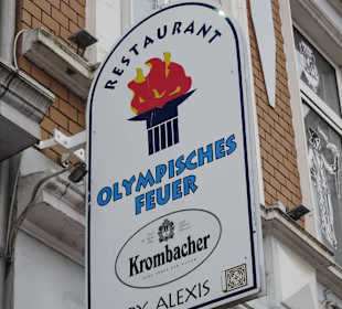 Das Schild des Restaurants