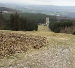 Erbeskopf - 100 m Aufstieg auf Skipiste - oh weia
