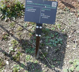 Kräuter Hinweistafel