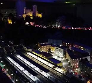 Bahnhof bei Nacht