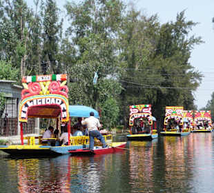 Die schwimmenden Gärten von Xochimilco