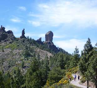 Inselmitte mit Roque Nublo (1813 m)