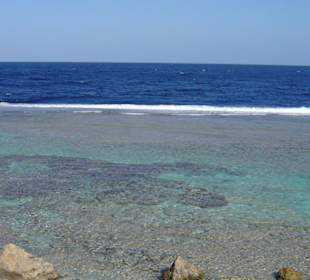 Küste knapp außerhalb des Hotels