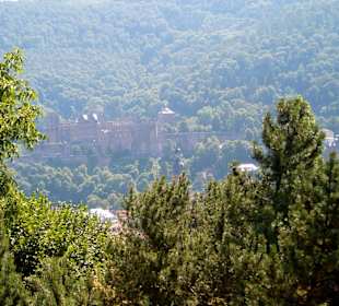 Vue du châteaux de Heidelberg