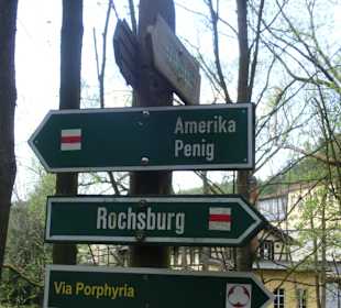 Ausgeschilderte Wanderwege