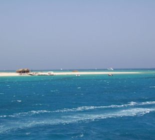 Ein kleiner Teil der Paradisinsel vor Hurgada