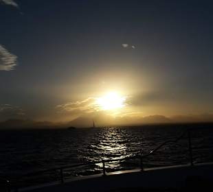 Herrlicher Blick Richtung Berge von Hrg