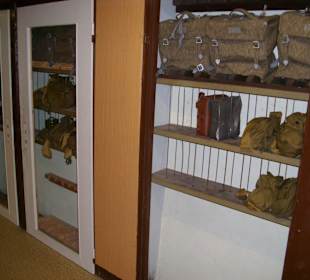 Aufbewahrung für allerhand gepäck