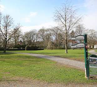 Wegweiser zum Parkcafe