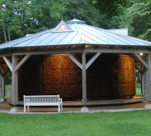 Gradierpavillion im Kurpark von Bad Mergentheim