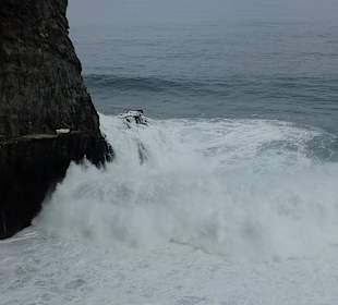 Die Felsspitze ist weg