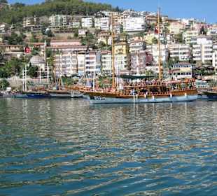Die Altstadt vom Meer aus gesehen