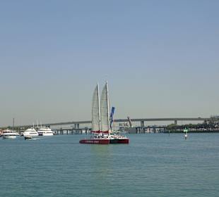 Blick auf eine der Brücken