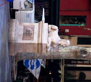 Vier Stück davon sind aufgestellt