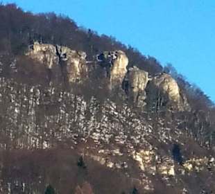 Der Kletterfelsen mit Zoom