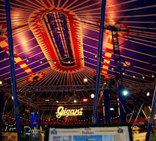 Nostalgie Eingang Zirkuszelt