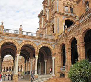 Der Plaza de Espana in Sevilla