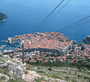 Dubrovnik mit der Seilbahn