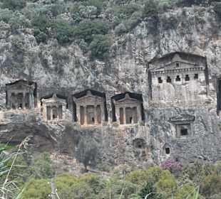 Felsengräber Dalyanflussfahrt