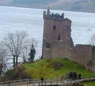 Ruine aus der Nähe.