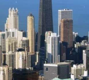 Blick vom Sears Tower Chicago