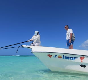 Spaßvögel Helmut und Marcel auf Saone