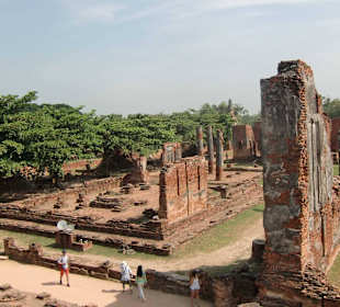 Blick von oben auf einen Teil der Anlage