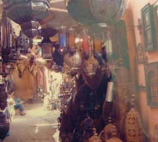 Souk Addadine(Metallarbeiten) in Marrakesch