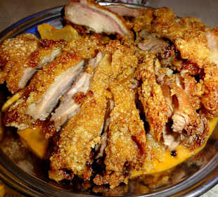 Ente auf Gemüse in Kokosmilch-Sauce