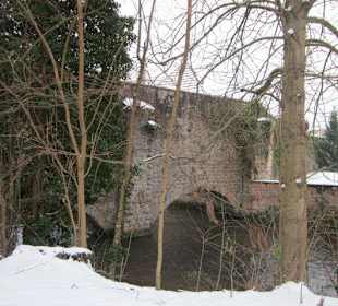 Altstadt Wissembourg im Winter