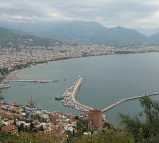 Tolles Panorama von der Burg
