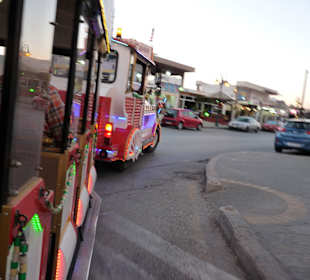 Fahrt mit Tschu-Tschu Faliraki