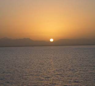 Ausflug Sonnenuntergang Rotes Meer