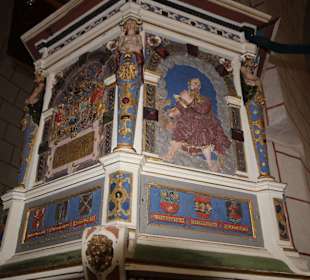 Kanzel aus dem Jahre 1598