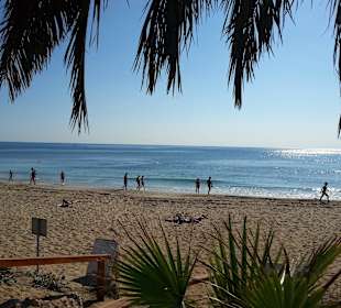 Strand Richtung Hafen