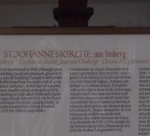 St. Johannes am Imberg Kirche