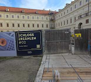 Viele Bauarbeiten am Schloss