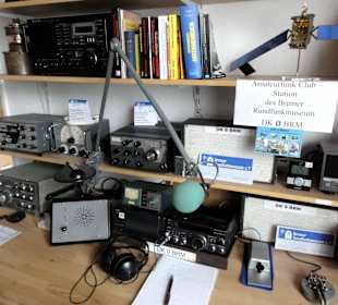 In der Funkbude des Museums