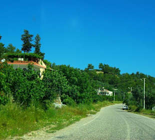 Anfahrt zum Staudamm von Side nach Manavgat